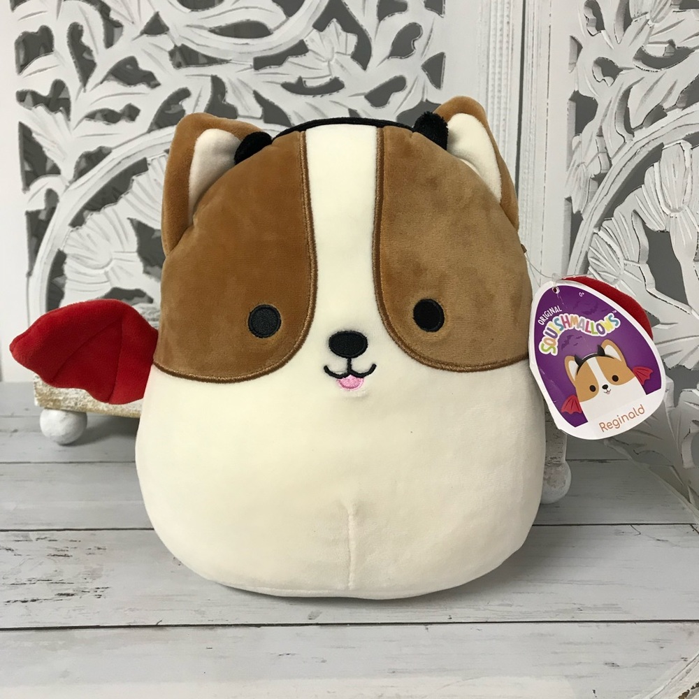 Squishmallows “Reginald” the Halloween Devil Corgi
